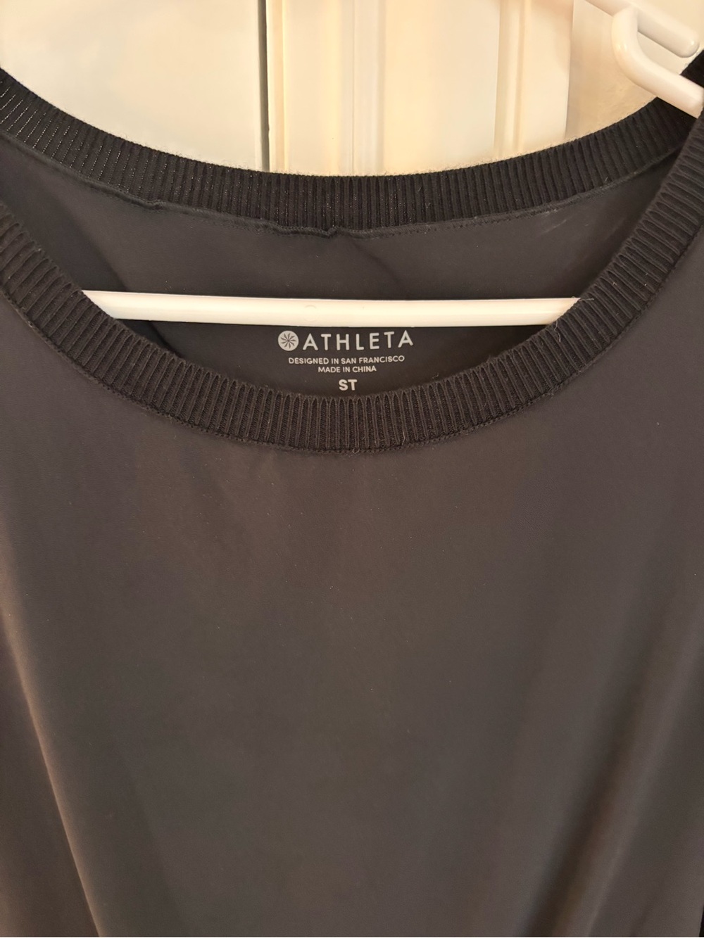 Athleta Black Sleeveless Drawstring-Waist Mini Dress - Picture 4 of 4